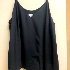 NWOT women’s XL black camisole tank top